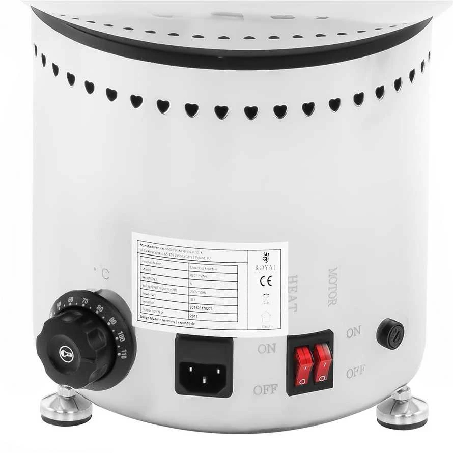 Šokoladinis fontanas šokoladui 5 pakopų 6kg Royal Catering RCCF-65W4