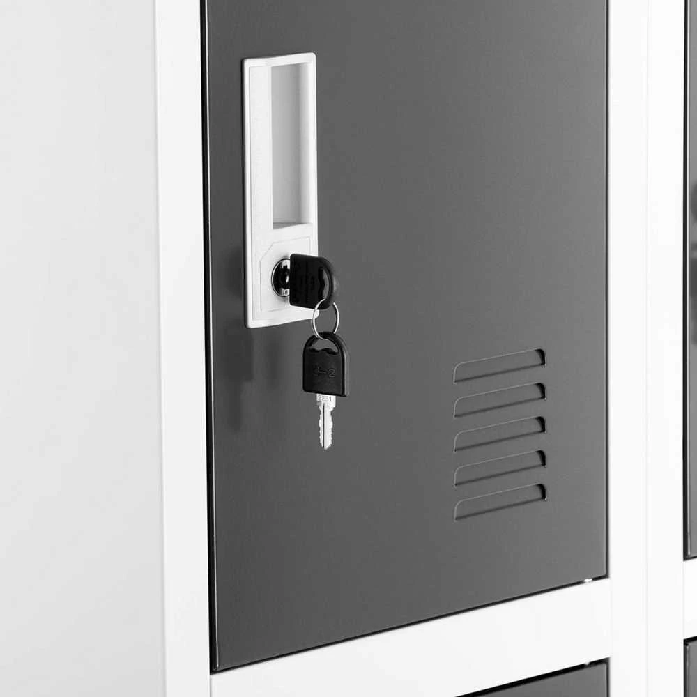 Frommstarck Rakinama metalinė pusryčių spintelė, 12 spintelių