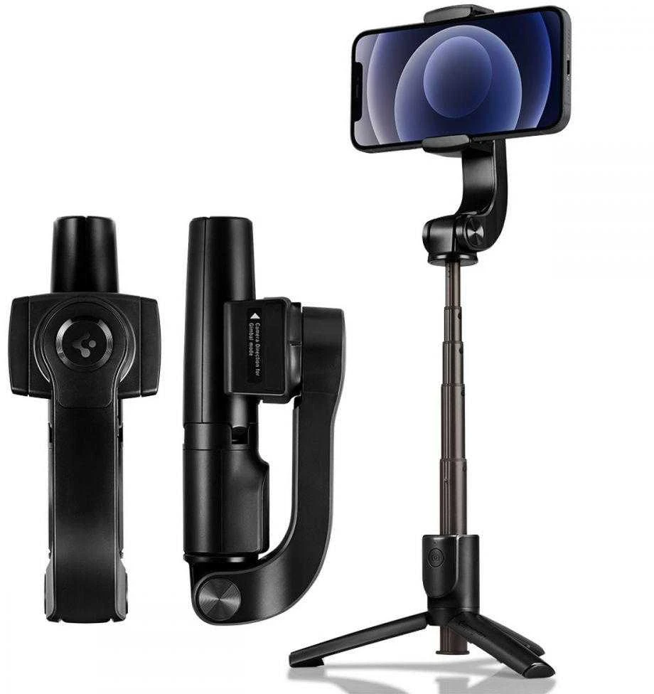 Spigen Selfiestick S610W Gimbal Wireless juodos spalvos AMP01862