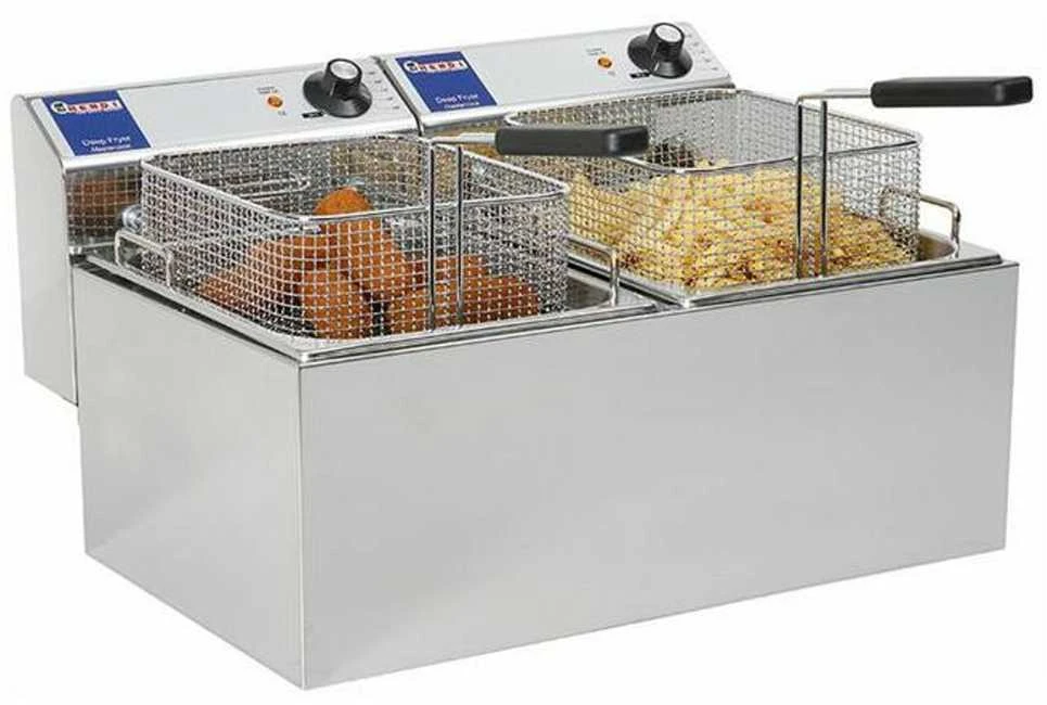 „Mastercook“ maitinimo gruzdintuvė 7kW 230V 2 x 8L - Hendi 207307