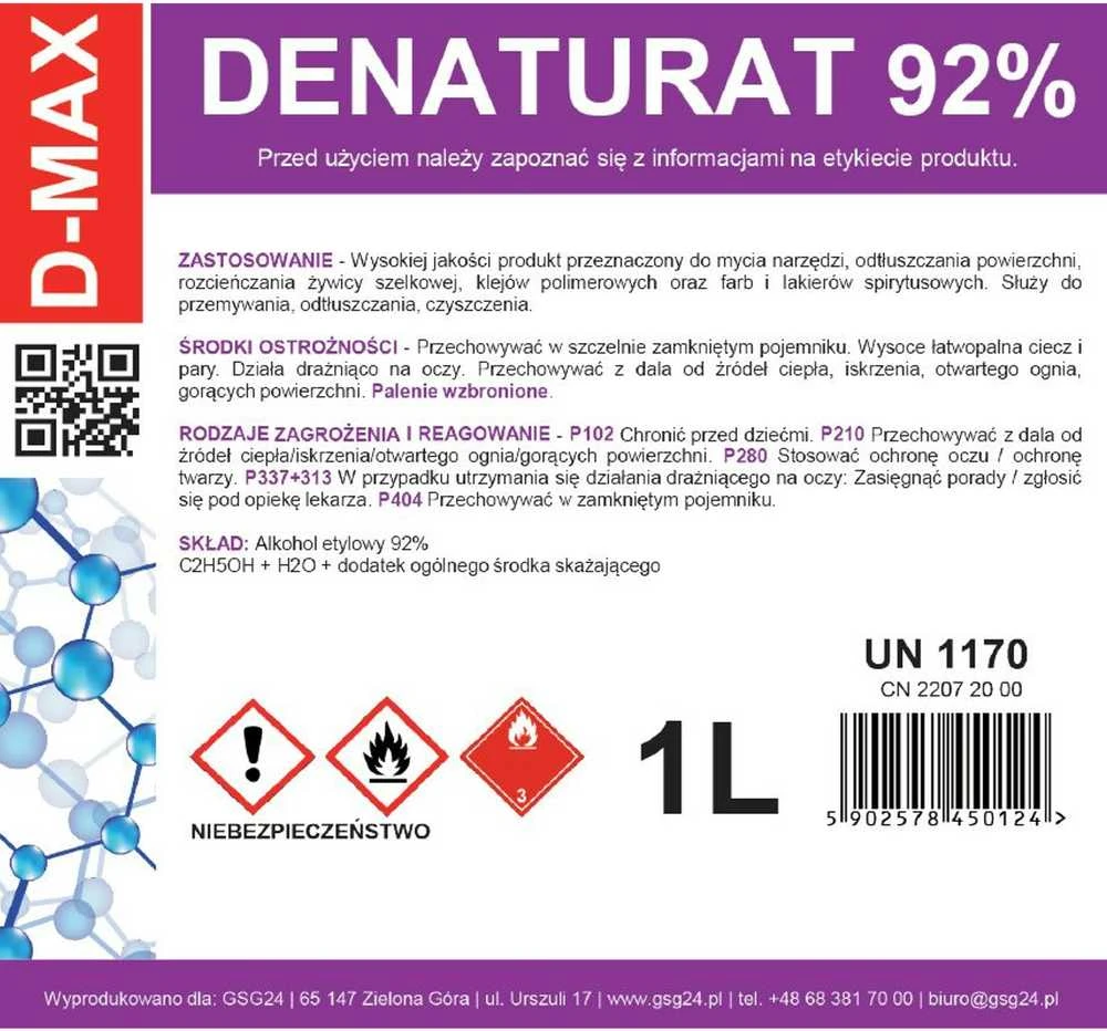 Gsg24 Denatūruotas alkoholis denatūruota