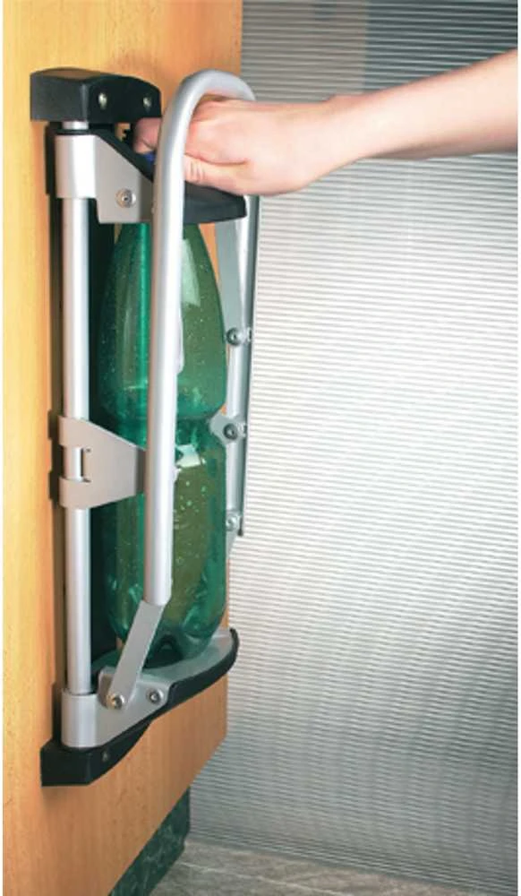 Gsg24 EcoPress presinis smulkintuvas PET buteliams iki 2L, montuojamas ant sienos