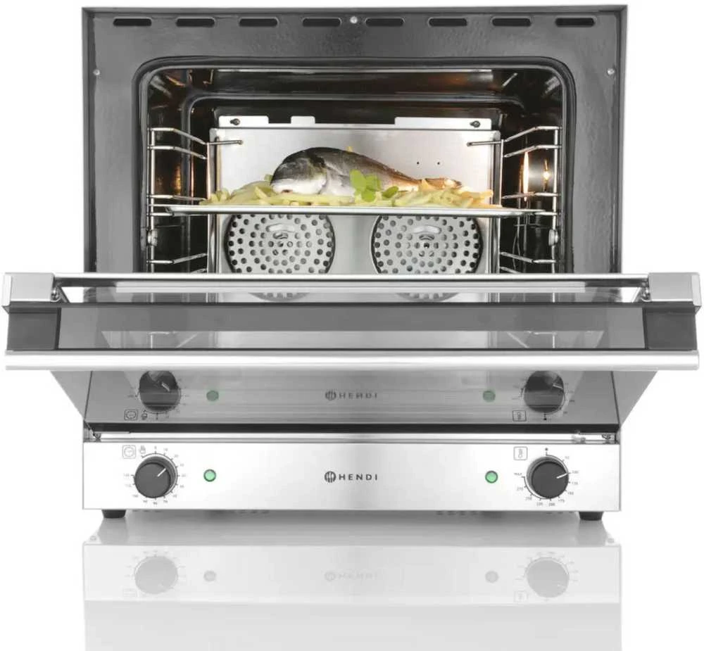 Konvekcinė orkaitė elektrinis H90 4 padėklai 438x315mm Hendi 227060