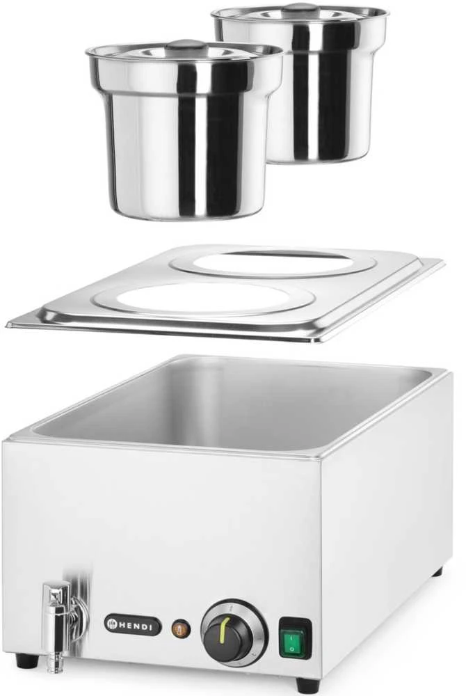 Hendi Elektrinis sriubos šildytuvas su indeliais, 2 x 4 l, 1000 W