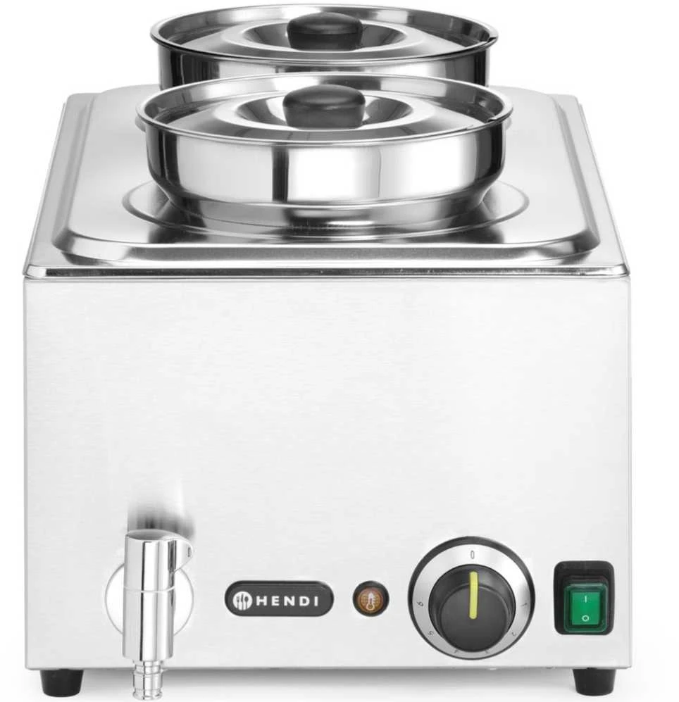 Hendi Elektrinis sriubos šildytuvas su indeliais, 2 x 4 l, 1000 W