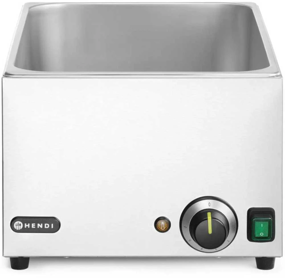 Hendi Bain-marie maisto šildytuvas 3x GN 1/3 100 mm su dangteliais 1000 W