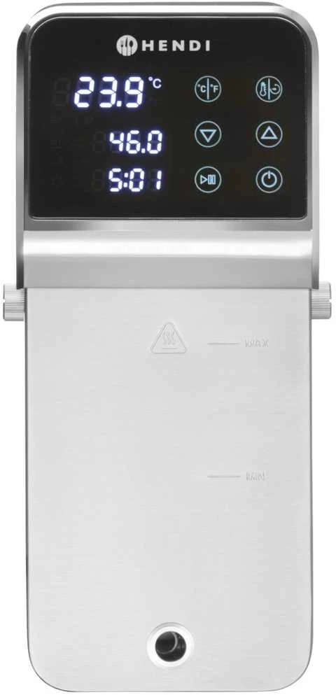 Hendi sous vide cirkuliatorius – valdymo skydelis