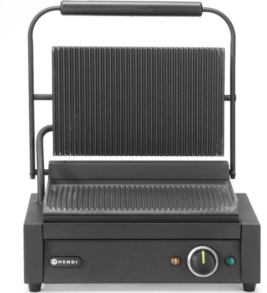 Hendi Elektrinis kontaktinis griovelis su grioveliais 340x235 mm 2200 W