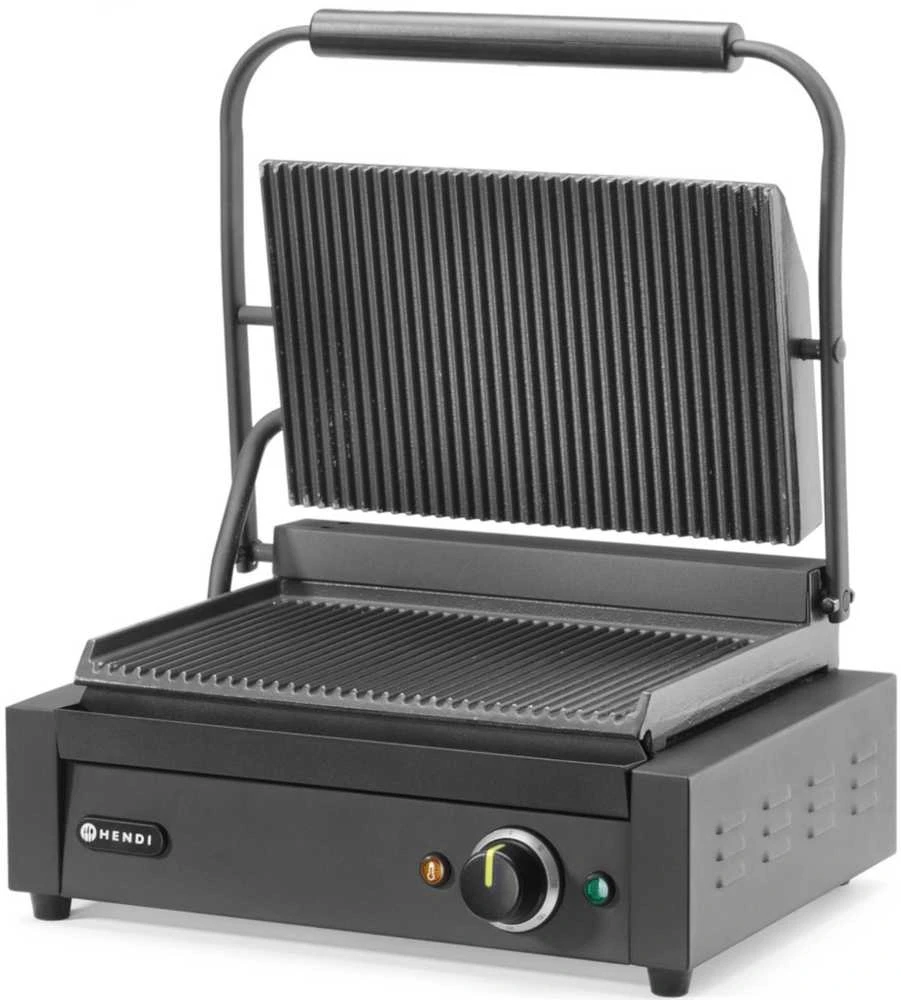 Hendi Elektrinis kontaktinis griovelis su grioveliais 340x235 mm 2200 W
