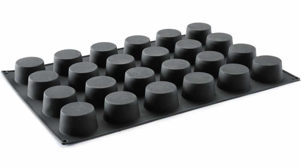 Hendi Silikoninė formelė praline, putėsiams, kepiniams, 570 x 375 mm - bandelės