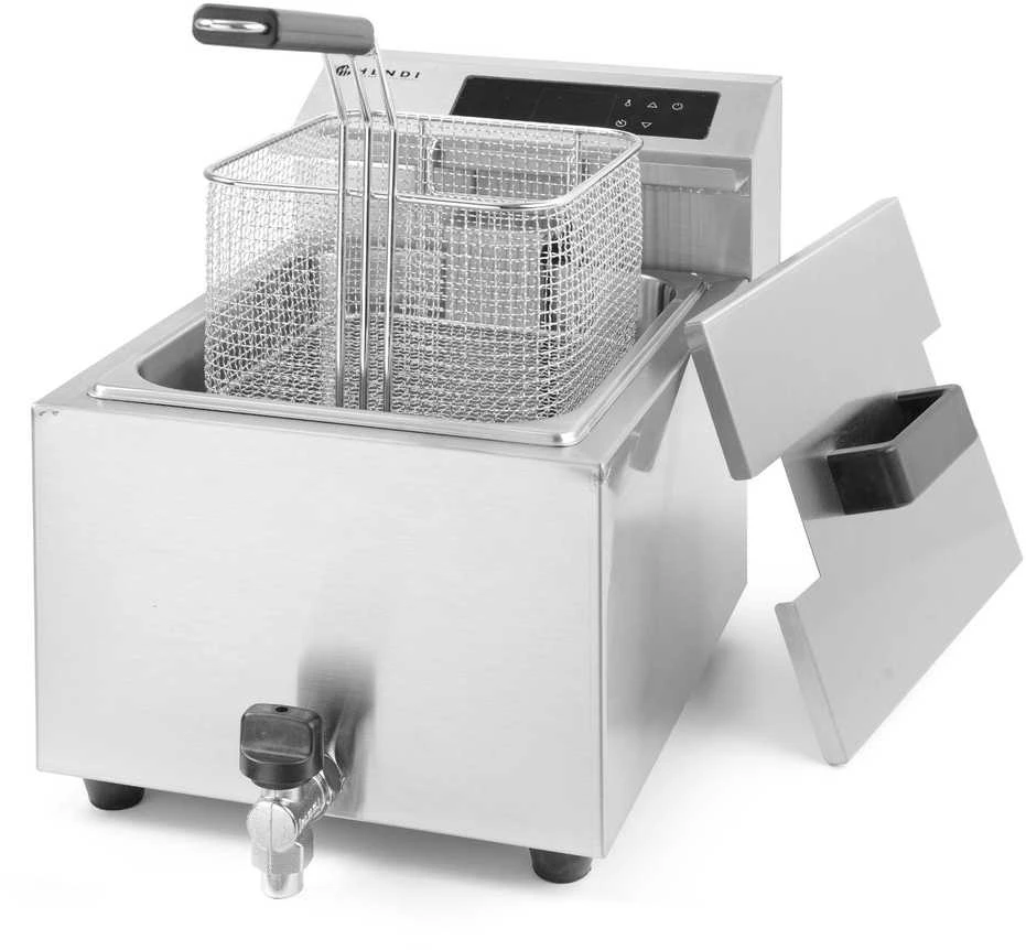 Hendi Mastercook skaitmeninė skydinė gruzdintuvė su čiaupu 8L 3500W