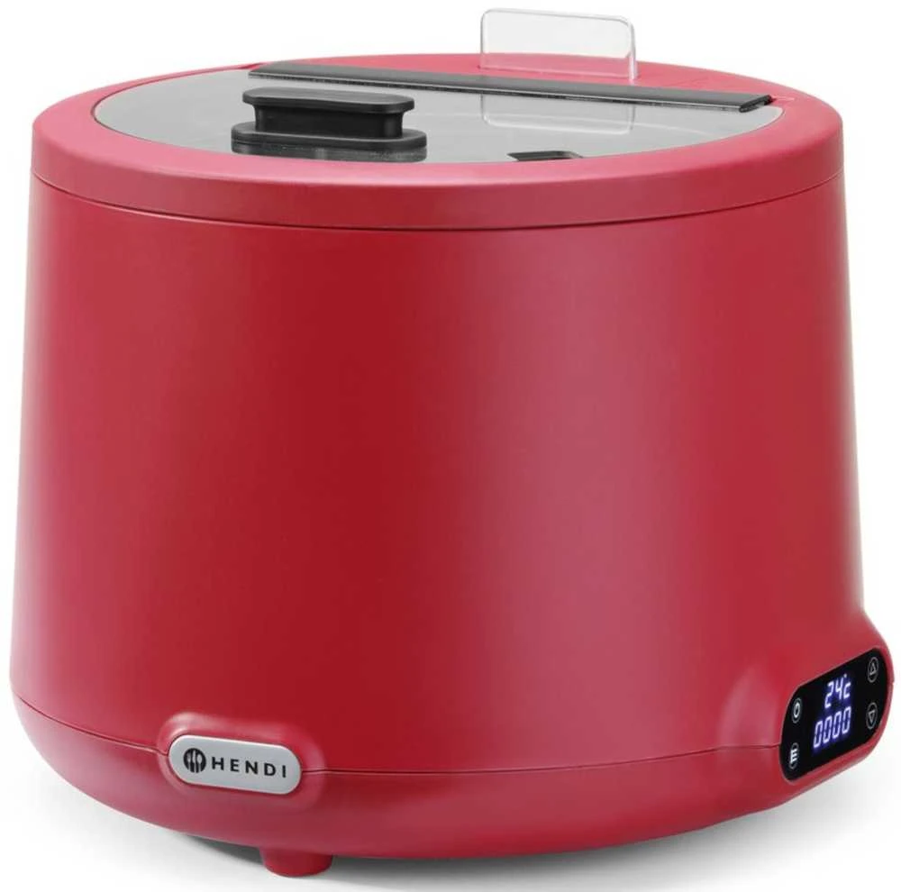 Hendi Elektrinis termosinis sriubos virdulys UNIQ 35-85 C 8 l 500 W - raudonas