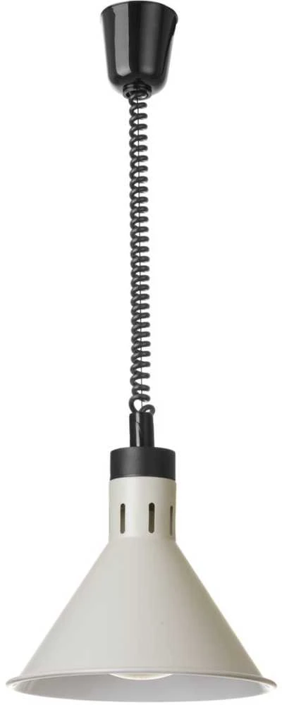 Hendi Kūginė pakabinama maisto šildymo lempa, 275 mm skersmens, 250 W – balta