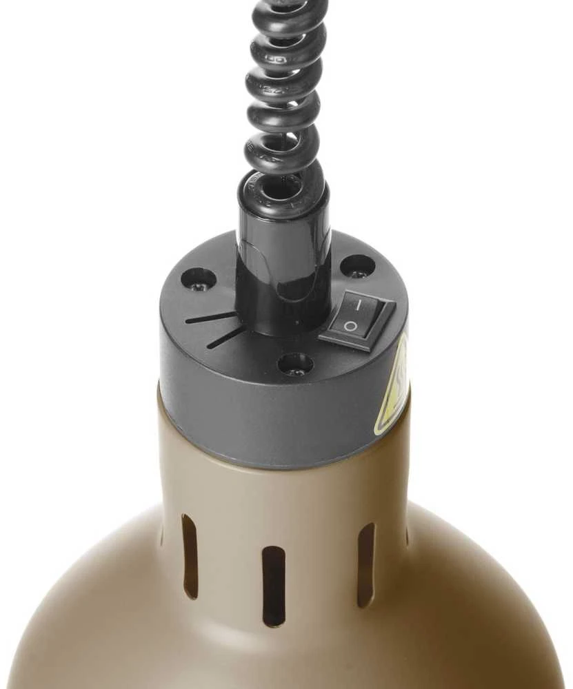 Hendi Cilindrinė pakabinama maisto šildymo lempa, 175 mm skersmens, 250 W - smėlio spalvos