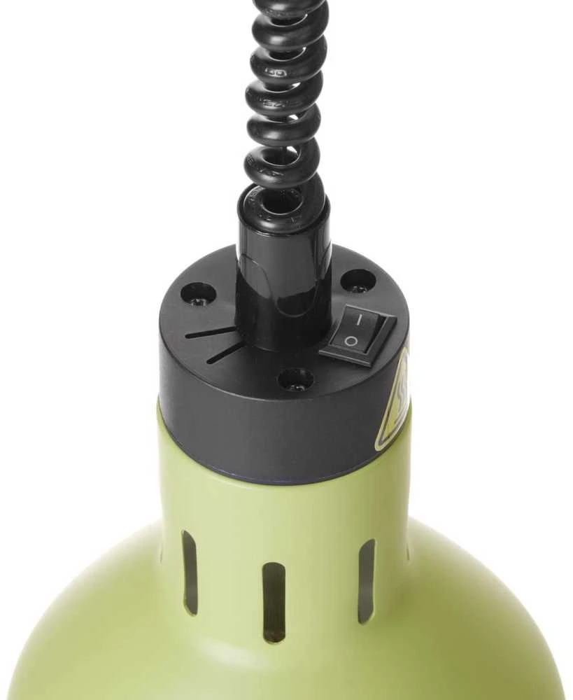 Hendi Cilindrinė pakabinama maisto šildymo lempa, 175 mm skersmens, 250 W - žalia