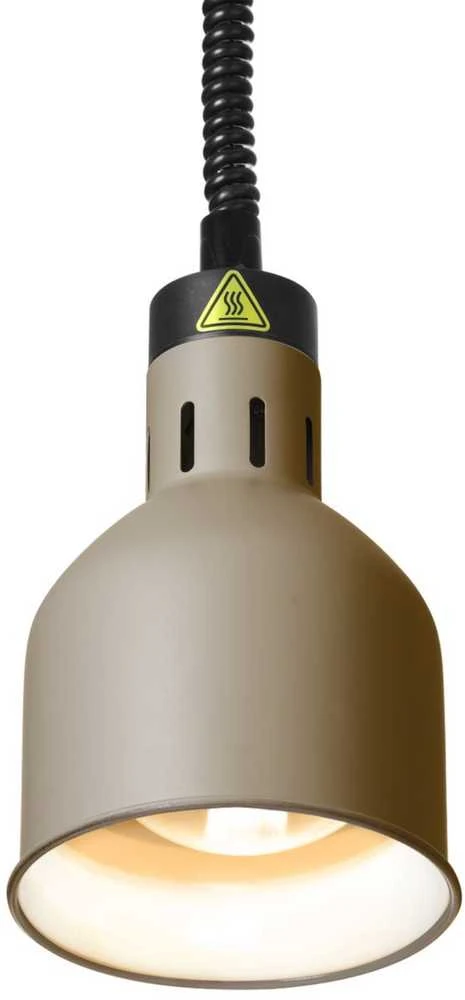 Hendi Cilindrinė pakabinama maisto šildymo lempa, 175 mm skersmens, 250 W - smėlio spalvos