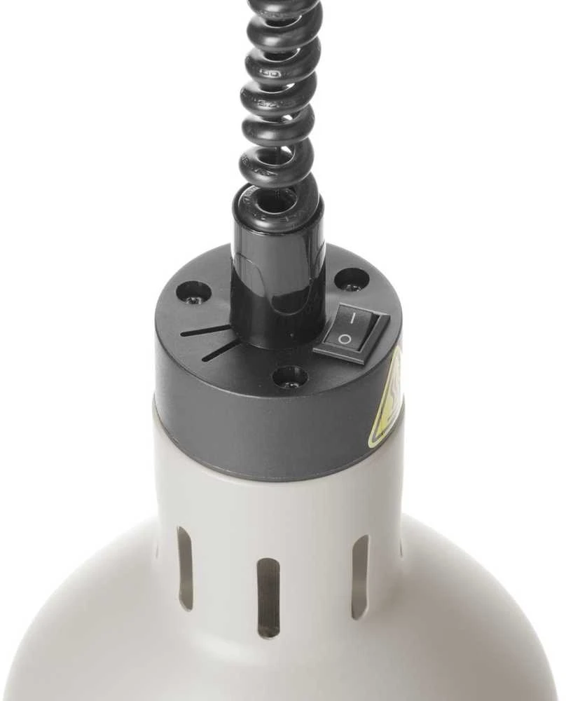 Hendi Cilindrinė pakabinama maisto šildymo lempa, 175 mm skersmens, 250 W - balta