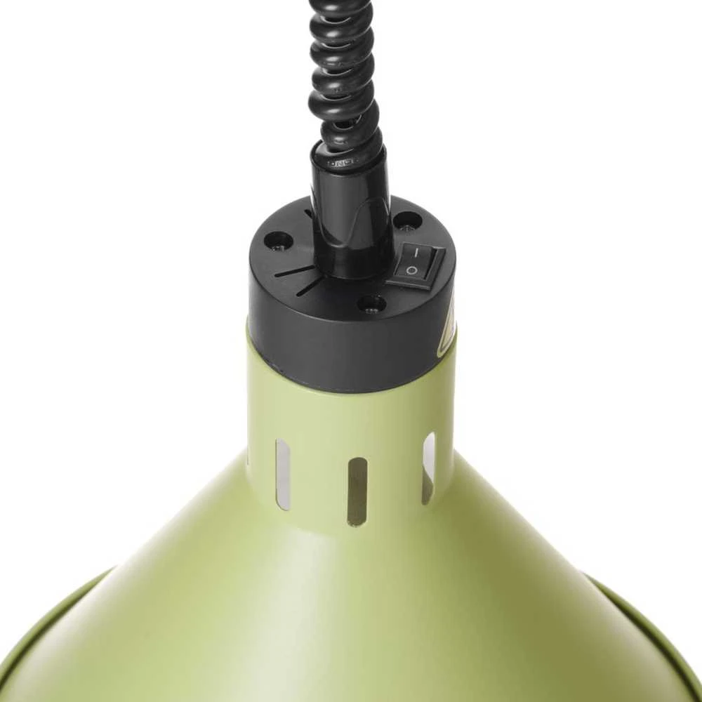 Hendi Kūginė pakabinama maisto šildymo lempa, 275 mm skersmens, 250 W - žalia