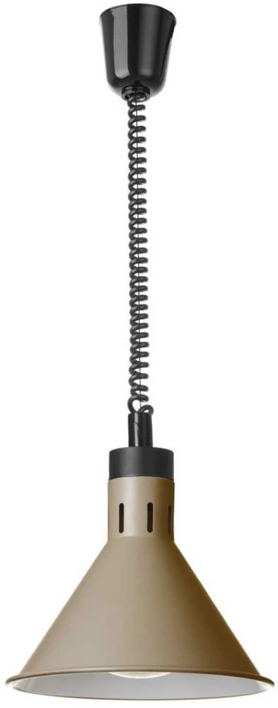 Hendi Kūginė pakabinama maisto šildymo lempa, 275 mm skersmens, 250 W - smėlio spalvos