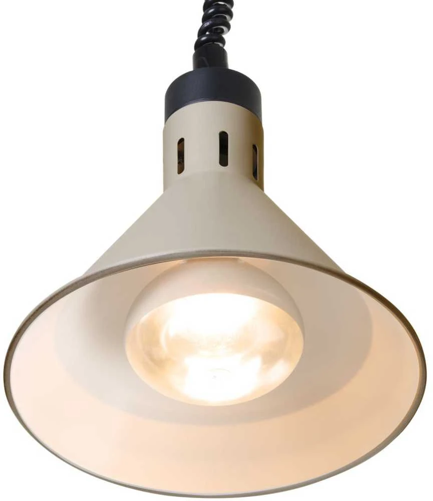 Hendi Kūginė pakabinama maisto šildymo lempa, 275 mm skersmens, 250 W - smėlio spalvos