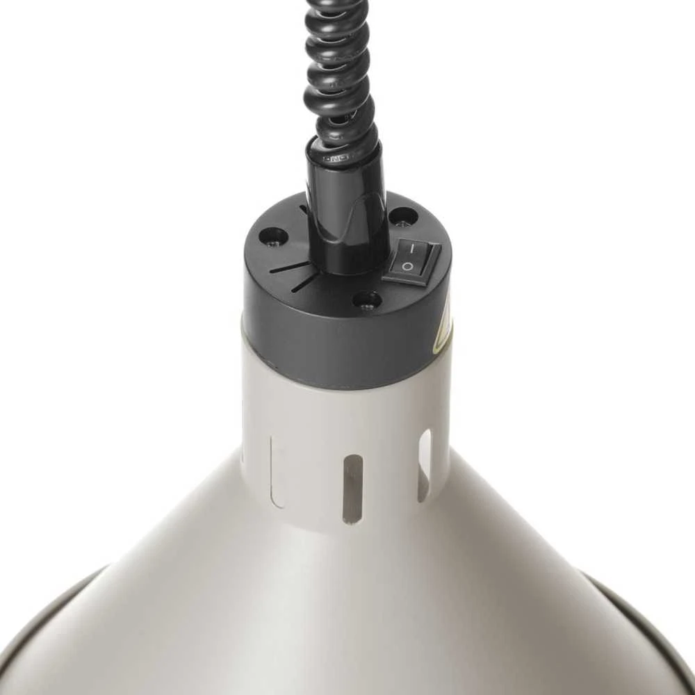 Hendi Kūginė pakabinama maisto šildymo lempa, 275 mm skersmens, 250 W – balta