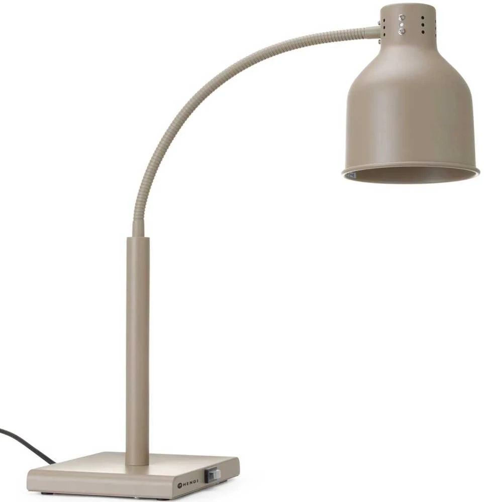 Hendi Lankstus stalo šviestuvas maistui šildyti 250 W - smėlio spalvos