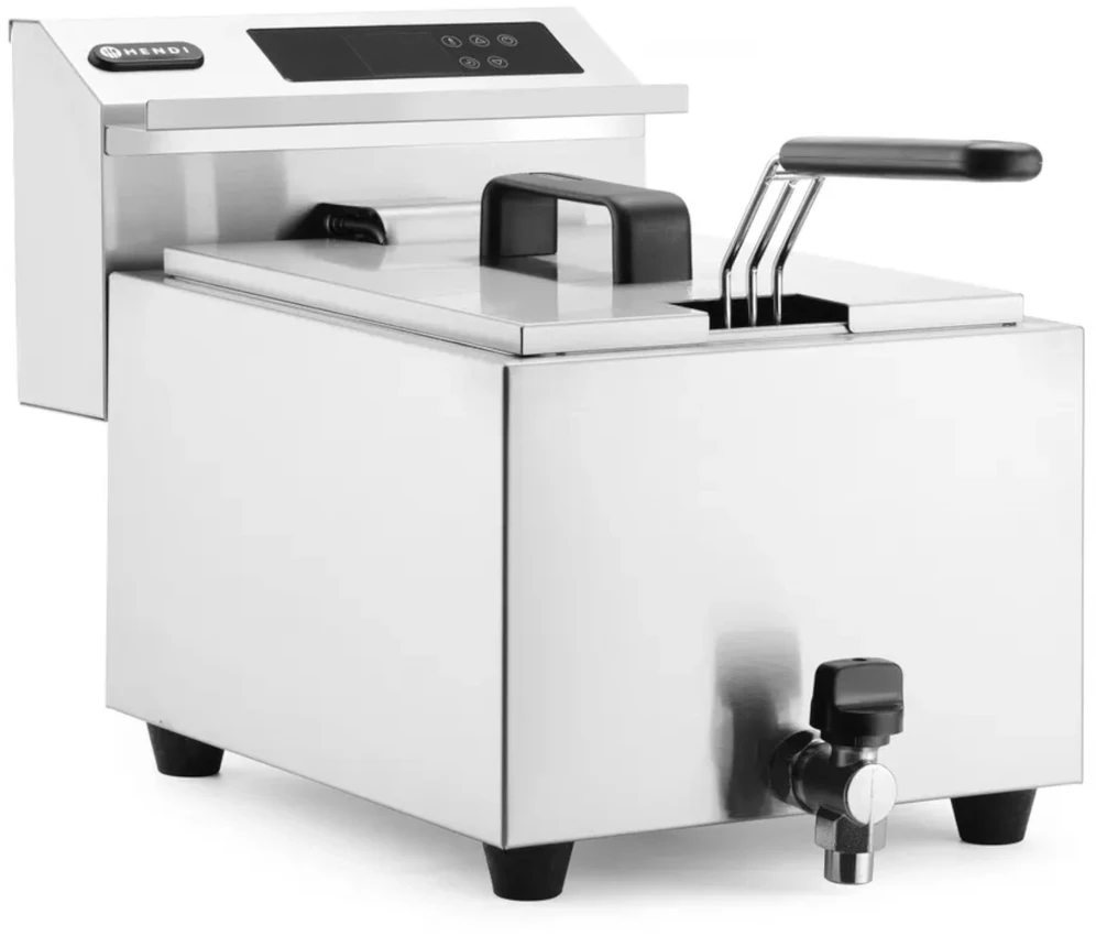 Hendi Gruzdintuvė frytkownica su panelem cyfrowym Profi Line su kranem 8L 3500W