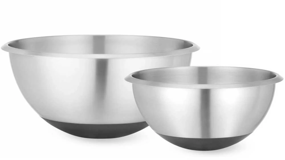 Hendi Plieninis virtuvės dubuo su silikoniniu pagrindu ir 3 litrų talpos matavimo puodeliu. 265 x 125 mm