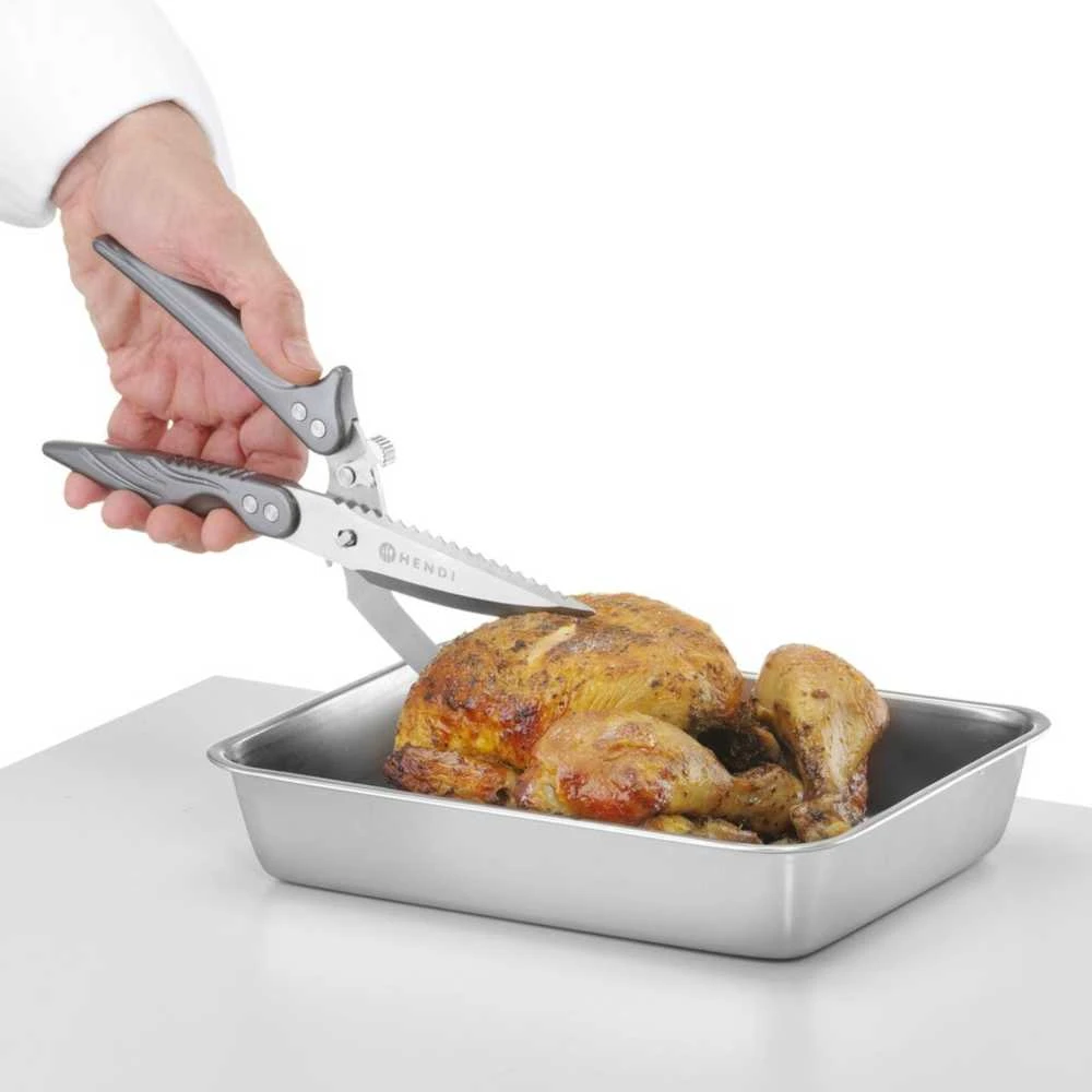 Hendi Žirklės mėsai ir paukštienai, ištraukiamos, 256 mm ilgio