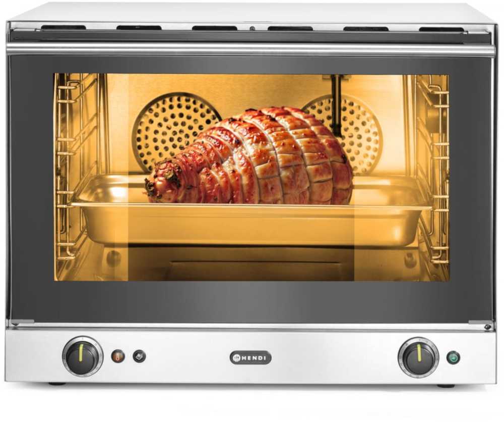 Hendi konvekcinė orkaitė su drėkinimu H100S, skirta 4 x GN 1/1, 230V, 3500 W