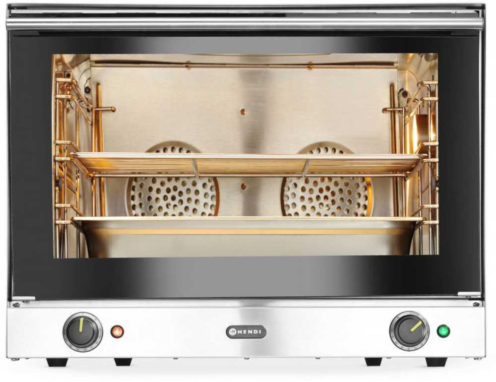 Hendi konvekcinė orkaitė su drėkinimu H100S, skirta 4 x GN 1/1, 230V, 3500 W
