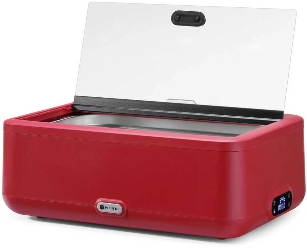 Hendi UNIQ 35-85 C 700 W elektrinis maisto šildytuvas – raudonas