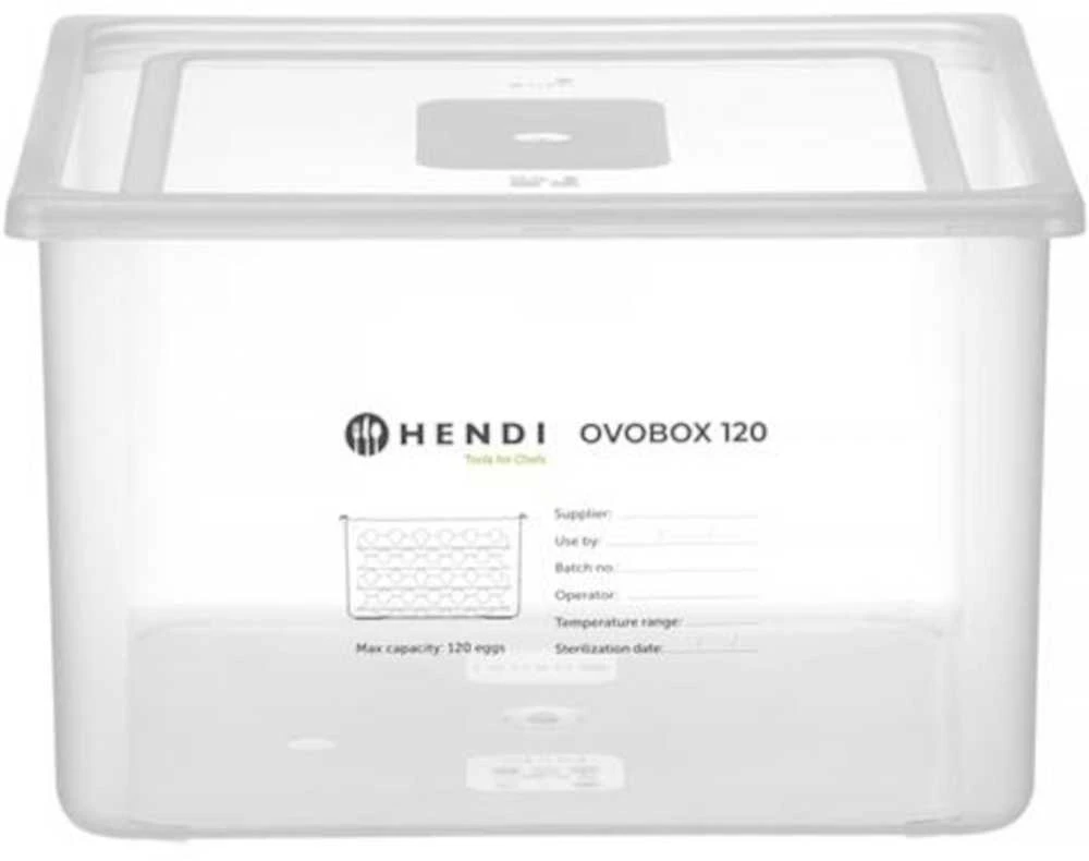 Hendi Pojemnik na jajka 8 tacek na 120 jaj OVOBOX 18 l 355 x 325 x 200 mm