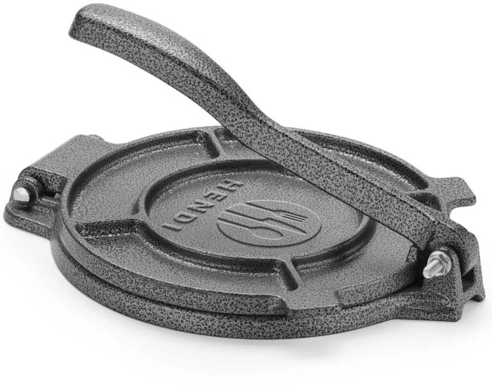 Hendi rankinis tortilijų presas, ketaus, 200 mm skersmuo