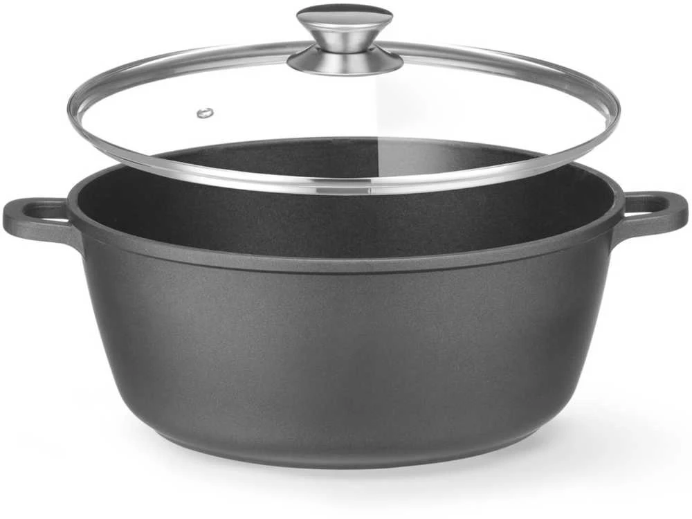 Hendi Puodas su dangčiu su nelimpančia danga 7,5 l 387x310x130 mm