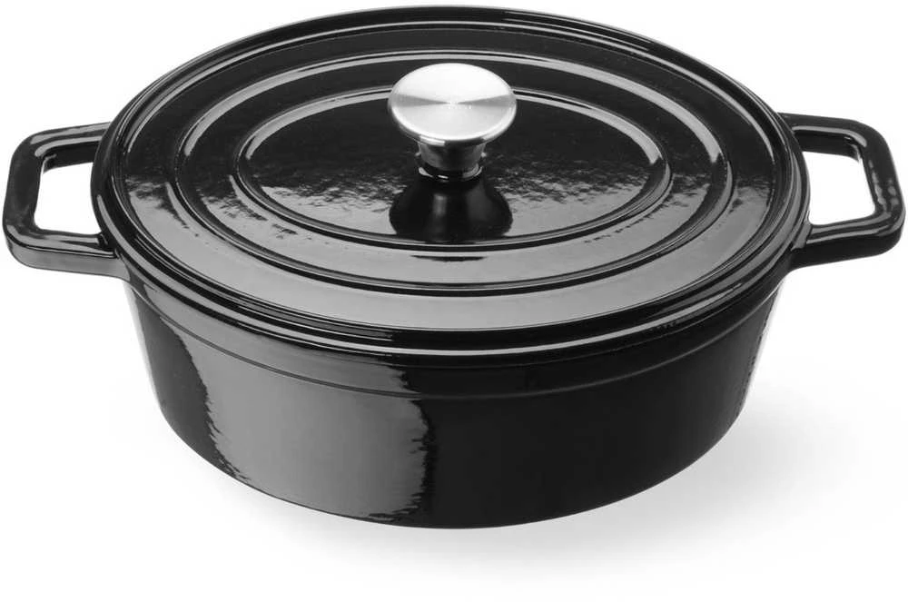 Hendi Emaliuotas ketaus puodas, ovalus, 4,4 l, 365x290x115 mm
