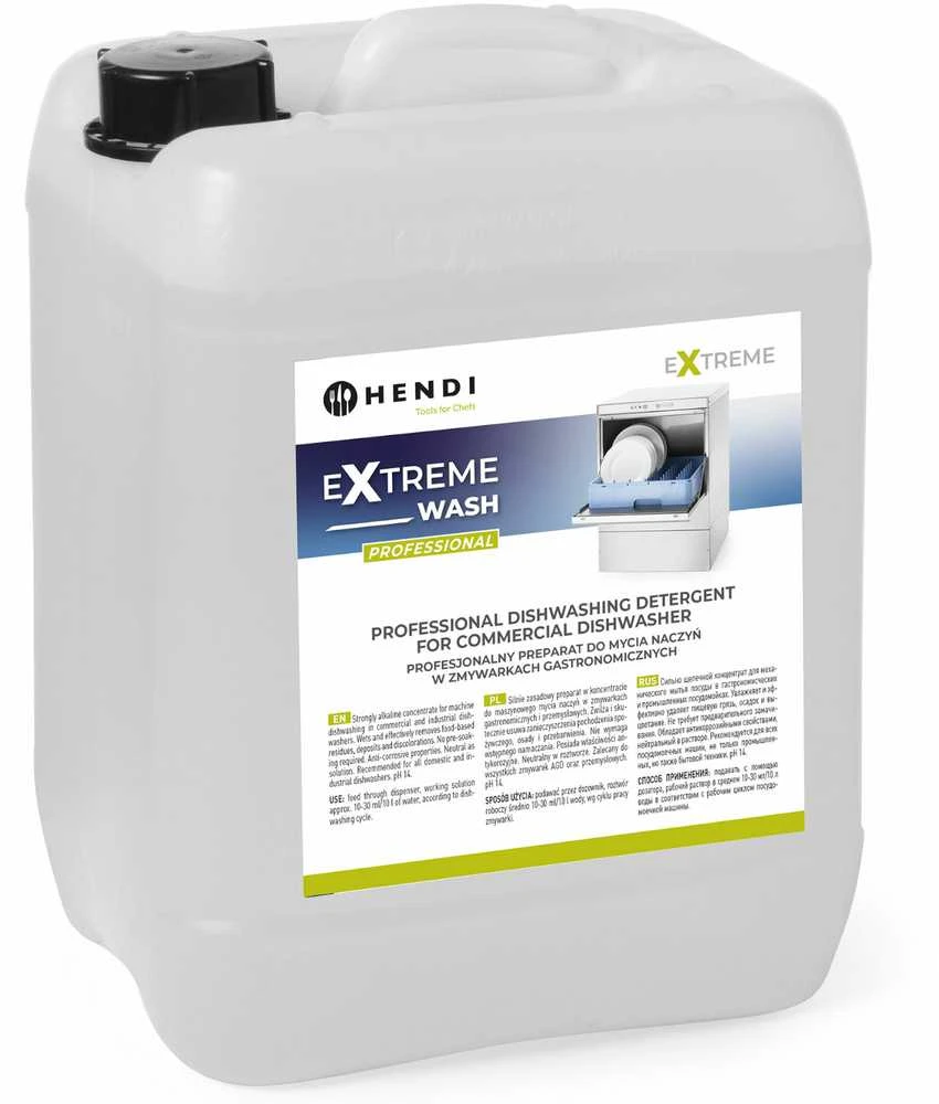 Hendi Plovimo ir skalavimo skystis viešojo maitinimo indaplovėms SET 10L + 5L