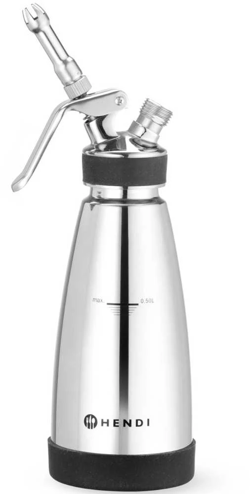 Hendi Termosifonas karštiems ir šaltiems padažams, 3 antgaliai, 0,5 l, skersmuo 95x275 mm
