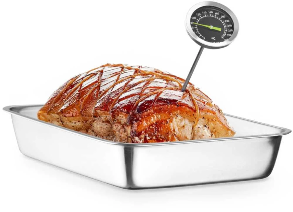 Virtuvinės svarstyklės Hendi analoginis gastronominis termometras su zondu ir smaigaliu 0–300 C