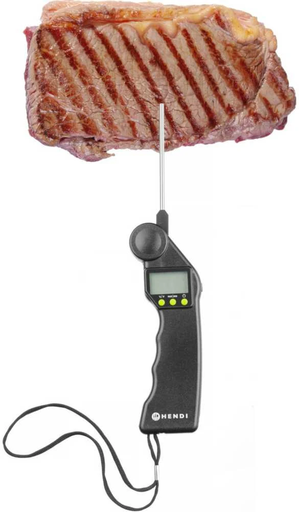Virtuvinės svarstyklės Hendi Skaitmeninis gastronominis termometras su zondu -50-300C