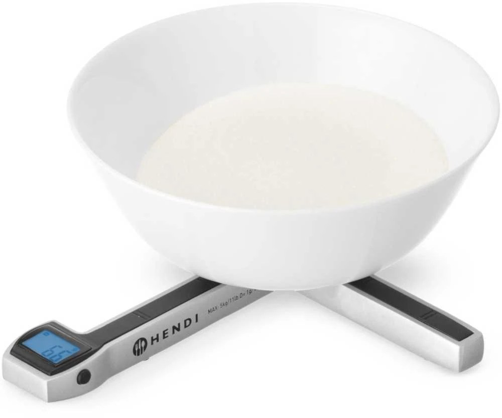 Hendi Virtuvinės svarstyklės gastronomiczna składana do 5kg LCD