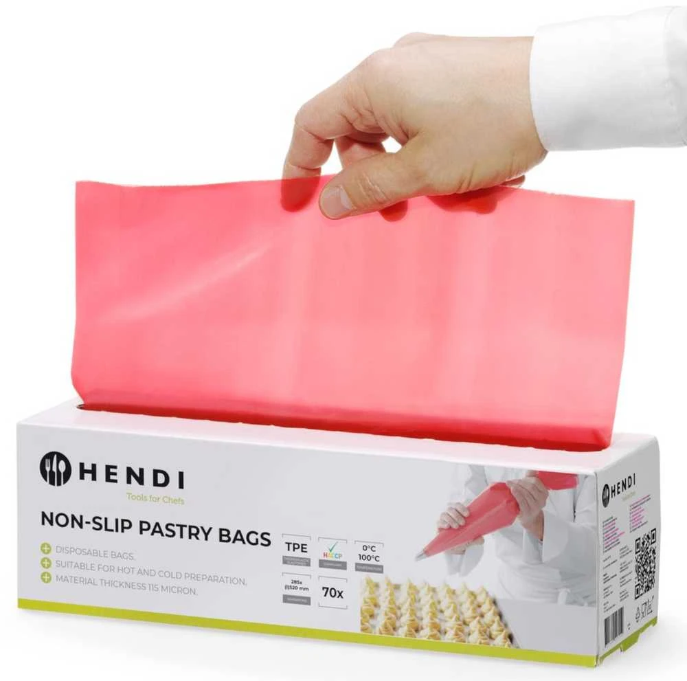 Hendi Folijos konditeriniai maišeliai konditeriniam konditui ir dekoravimui 520 x 280 mm - 70 vnt. ritinėlis.