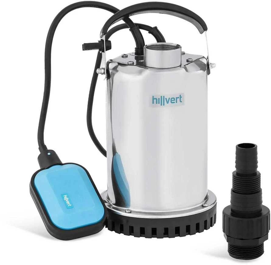 Hillvert Panardinamas sodo siurblys, nerūdijantis plienas, 400W, 7000l/h, iki 8m