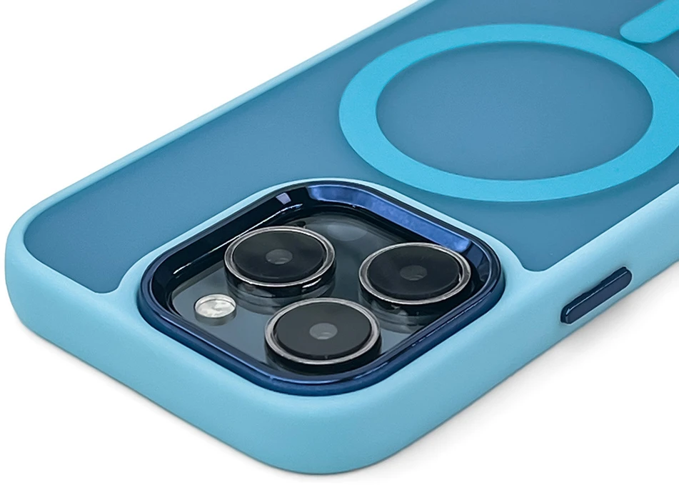 Hurtel Magnetic Collection MagSafe case Apple iPhone 16 – light dėklas telefonui mėlynos spalvos