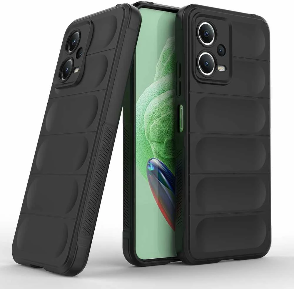 Hurtel Dėklas Flexible Cover Xiaomi Redmi Note 12 5G / Poco X5 5G Magic Shield Case juoda