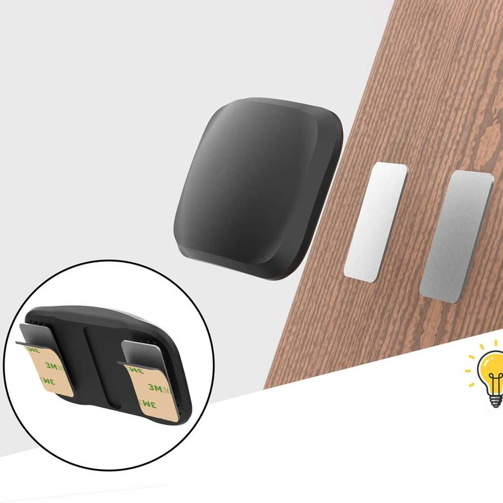 Hurtel Magnetinis dėklas skirtas AirTag – juodos spalvos