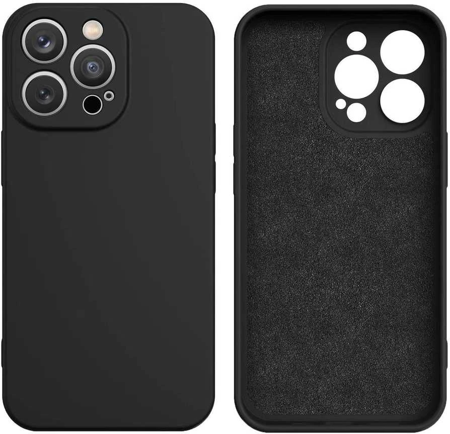 Hurtel Silicone dėklas skirtas Samsung Galaxy A56 5G – juodos spalvos