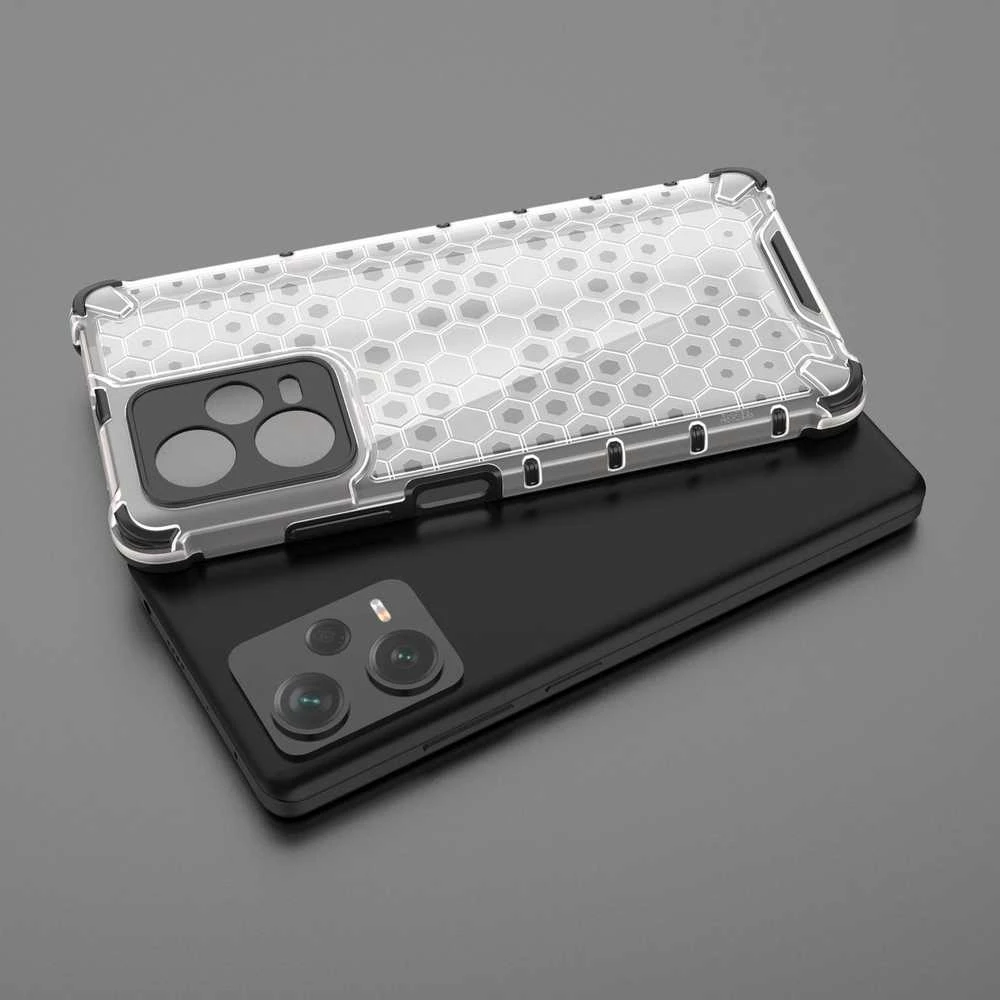 Hurtel Dėklas šarvuotas hibridinis dėklas Xiaomi Redmi Note 12 Pro+ Honeycomb juoda