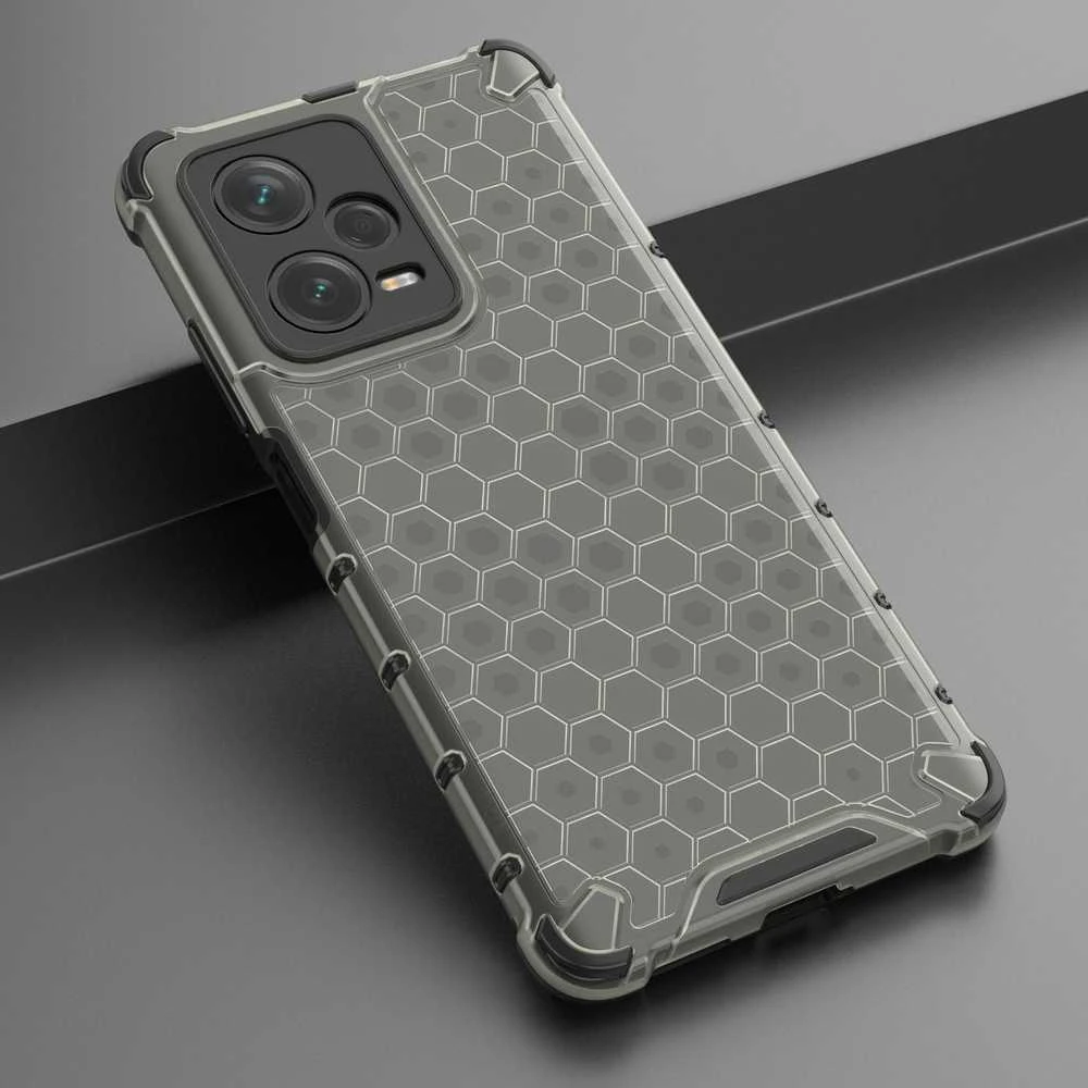 Hurtel Dėklas šarvuotas hibridinis dėklas Xiaomi Redmi Note 12 Pro+ Honeycomb juoda