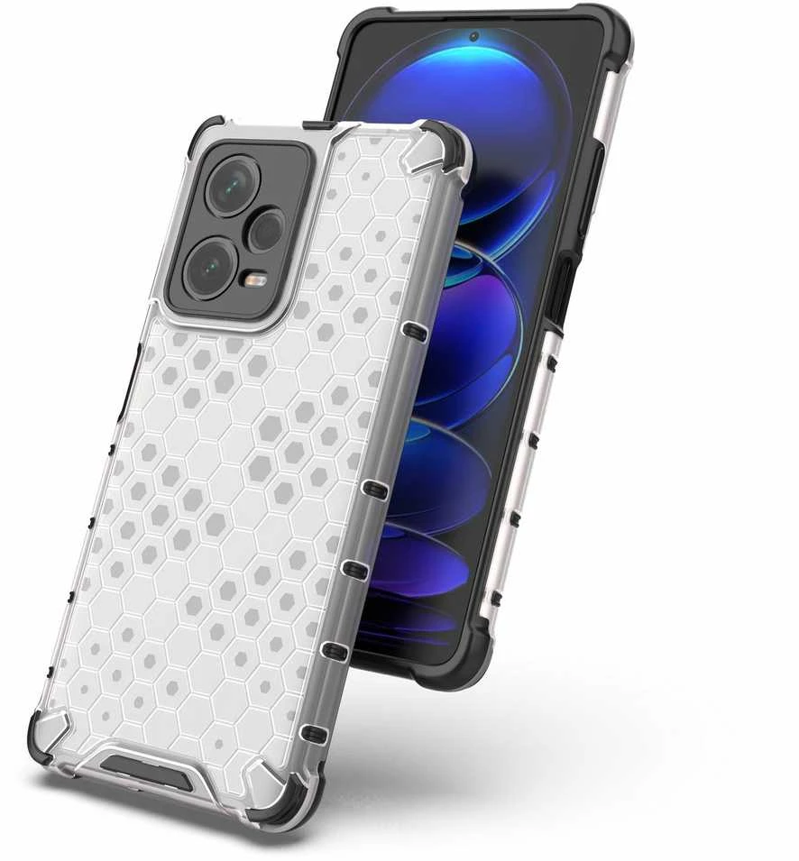 Hurtel Dėklas šarvuotas hibridinis dėklas Xiaomi Redmi Note 12 Pro+ Honeycomb juoda